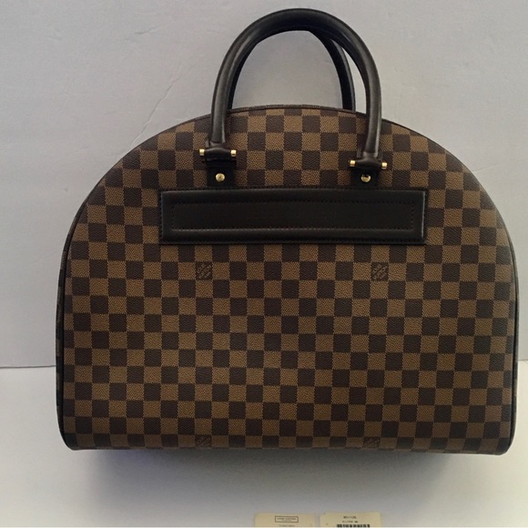 AUTHENTIC -LOUIS VUITTON  NOLITA DAMIER EBENE -CARRY-ON /TOTE /BAG - Picture 1 of 11